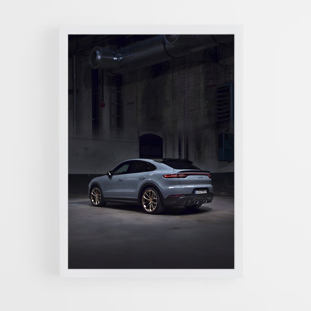 Poster Turbo Cayenne – affiche Porsche (vue 3)